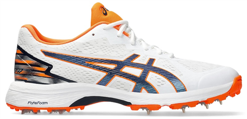 Asics Quick Single Cricket Shoe White/Midnight