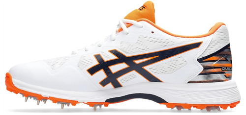 Asics Quick Single Cricket Shoe White/Midnight