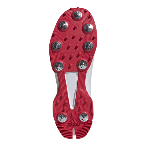 Adidas SL22 YDS Cricket Shoe White/Gold/ Red