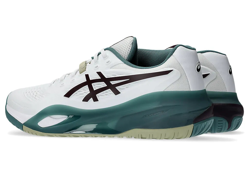 Asics Gel-Resolution X (HARDCOURT) Wide - White/Dark Aubergine