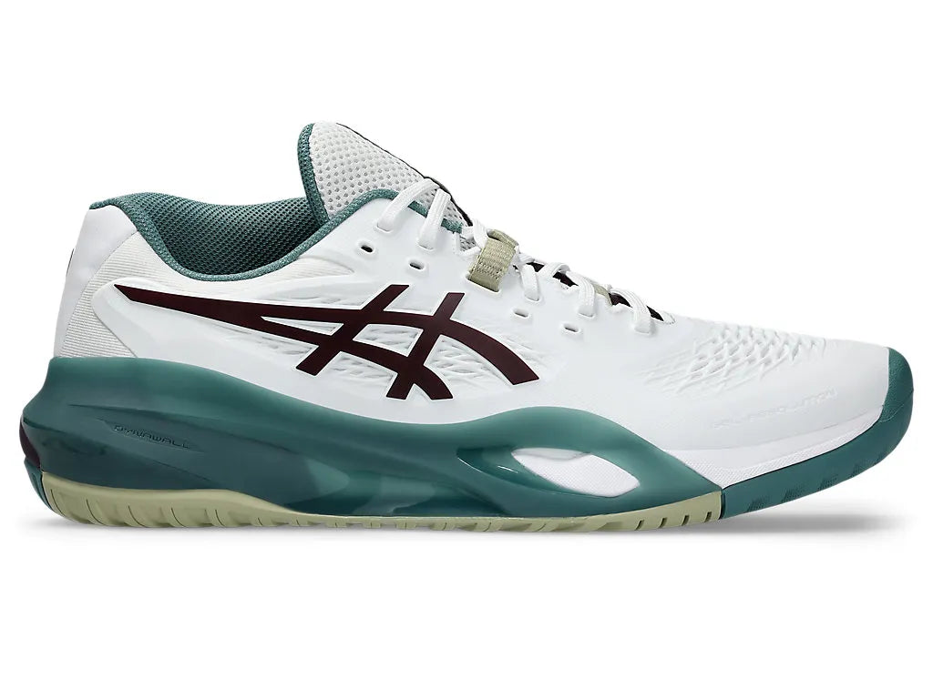 Asics Gel-Resolution X (HARDCOURT) Wide - White/Dark Aubergine