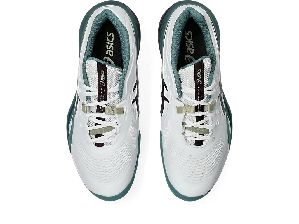 Asics Gel-Resolution X (HARDCOURT) Wide - White/Dark Aubergine