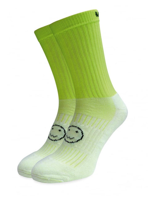 WACKY SOX CALF FLURO GREEN