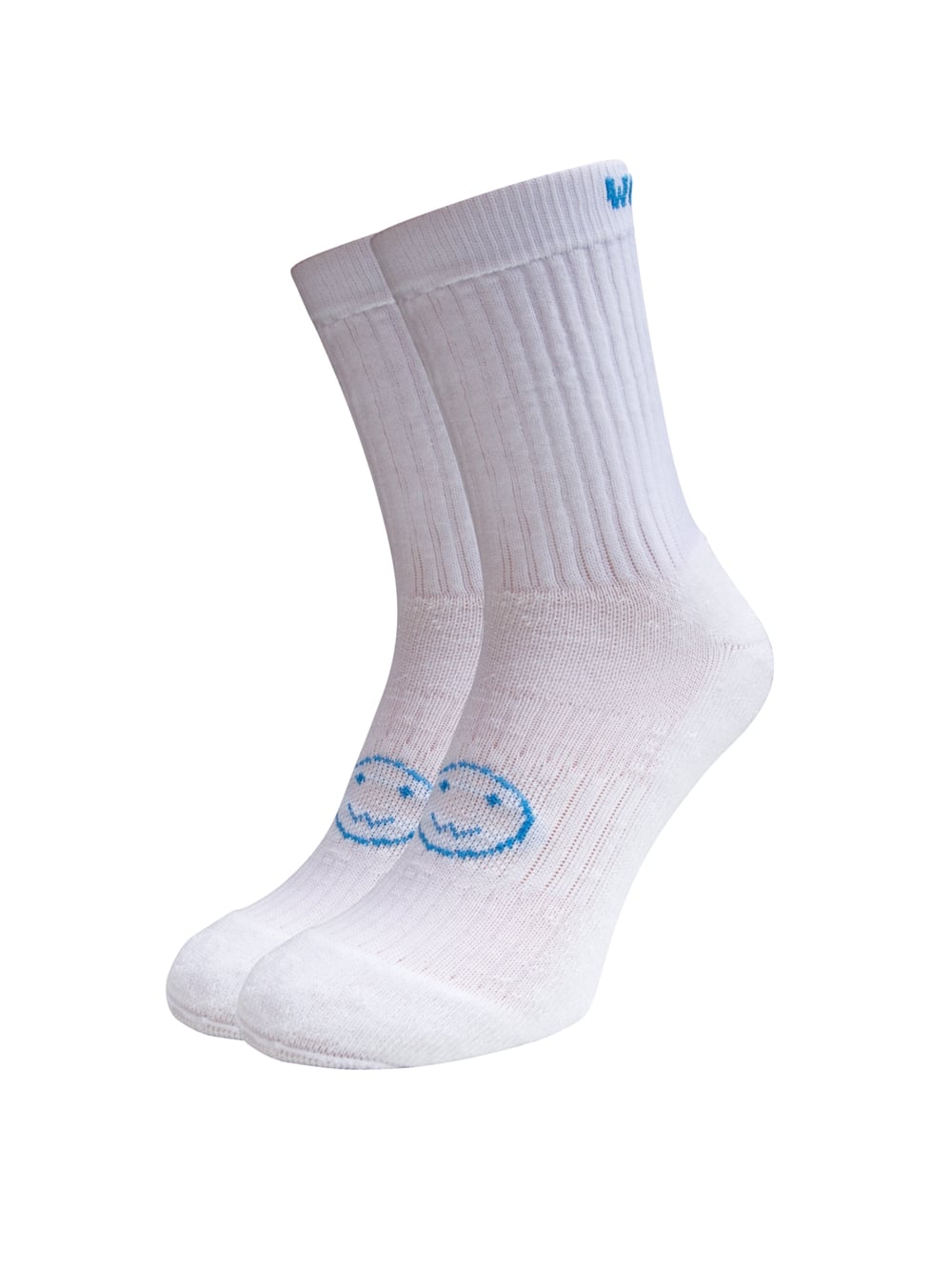 WACKY SOX CALF WHITE AND BLUE
