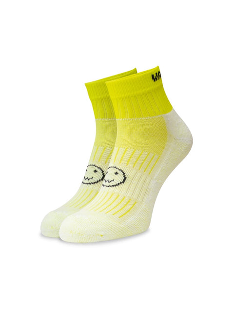 WACKY SOX ANKLE FLURO YELLOW