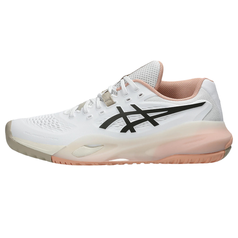 Asics Gel-Resolution X Women Hardcourt (Wide) Shoe - White/Black Coffee