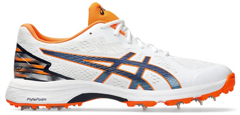 Asics Quick Single Cricket Shoe White/Midnight