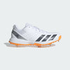 Adidas Howzat Spike White/Onyx/Tangerine Cricket Shoe