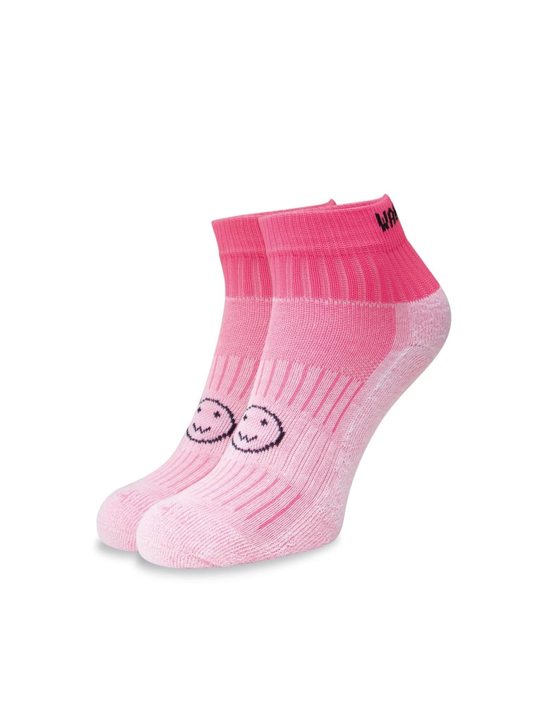 WACKY SOX ANKLE FLURO PINK